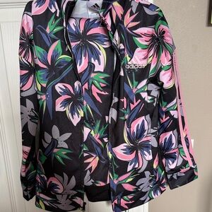 Adidas Women's Multicolor Floral Bomber Jacket